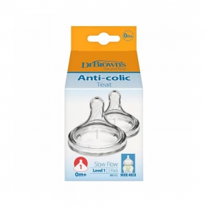 سرشیشه پهن +0 ماه Dr Browns Level 1