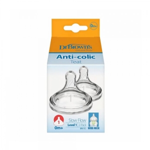 سرشیشه پهن +0 ماه Dr Browns Level 1