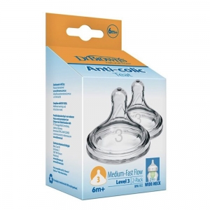 سرشیشه پهن +6 ماه Dr Browns Level 3