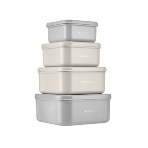 ظرف غذا 4 عددی کیکابو مدل Kitty cat