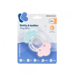 دندانگیر و جغجغه کیکابو مدل Bon bon