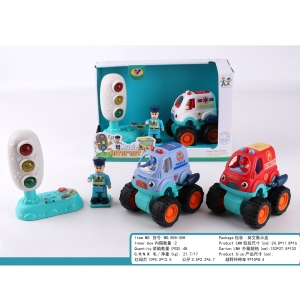 اسباب بازی آموزشی چراغ راهنمایی و ماشین آتش نشانی