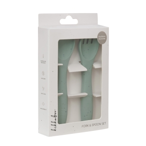 قاشق و چنگال سیلیکونی کیکابو Kikkaboo