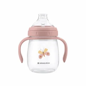 لیوان آبمیوه خوری کودک کیکابو Kikkaboo حجم 240 میل طرح گندم و پروانه