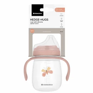 لیوان آبمیوه خوری کودک کیکابو Kikkaboo حجم 240 میل طرح گندم و پروانه