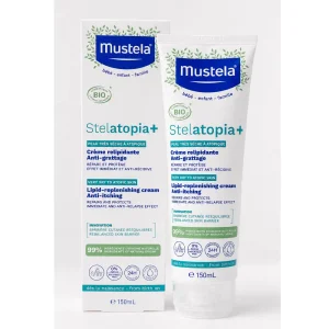 کرم مرطوب کننده استلاتوپیا موستلا +Mustela Stelatopia حجم 150 میل