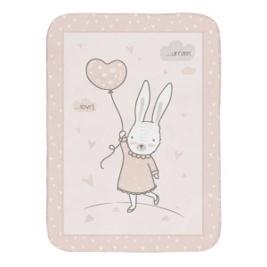 پتو سوپر سافت کیکابو kikkaboo مدل Rabbits in love