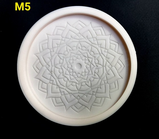 قالب سیلیکونی رزین طرح ماندلا کد  m5