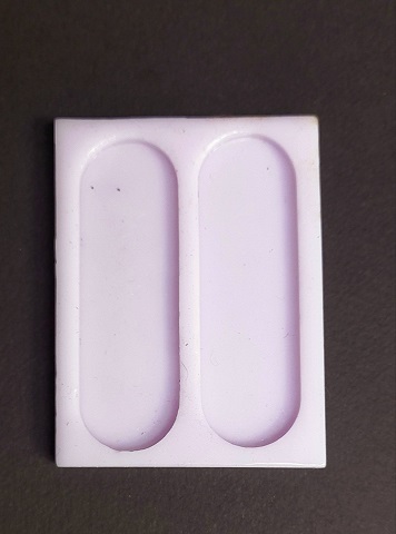 قالب سیلیکونی رزین گلسر دوتایی  بیضی