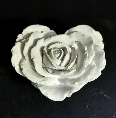 قالب سیلیکونی  گل رز قلبی