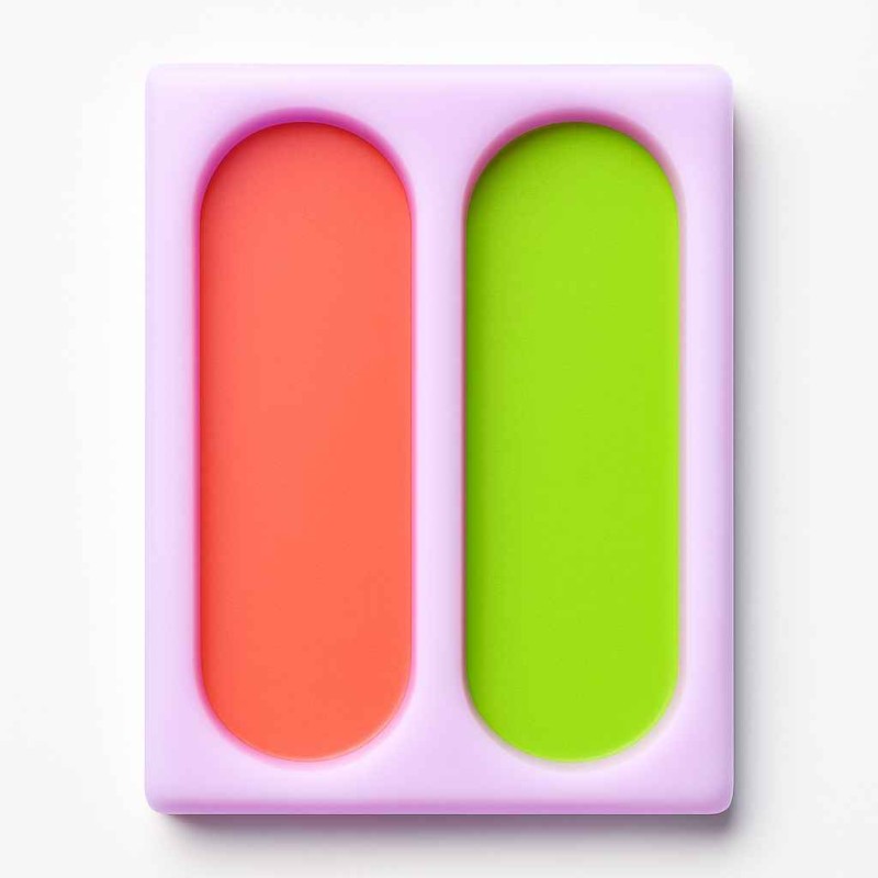 قالب سیلیکونی رزین گلسر دوتایی  بیضی