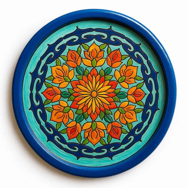 قالب سیلیکونی رزین طرح ماندلا کد  m4