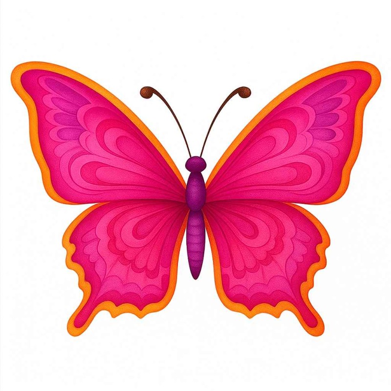 قالب پروانه فانتزی طرح سمیرا