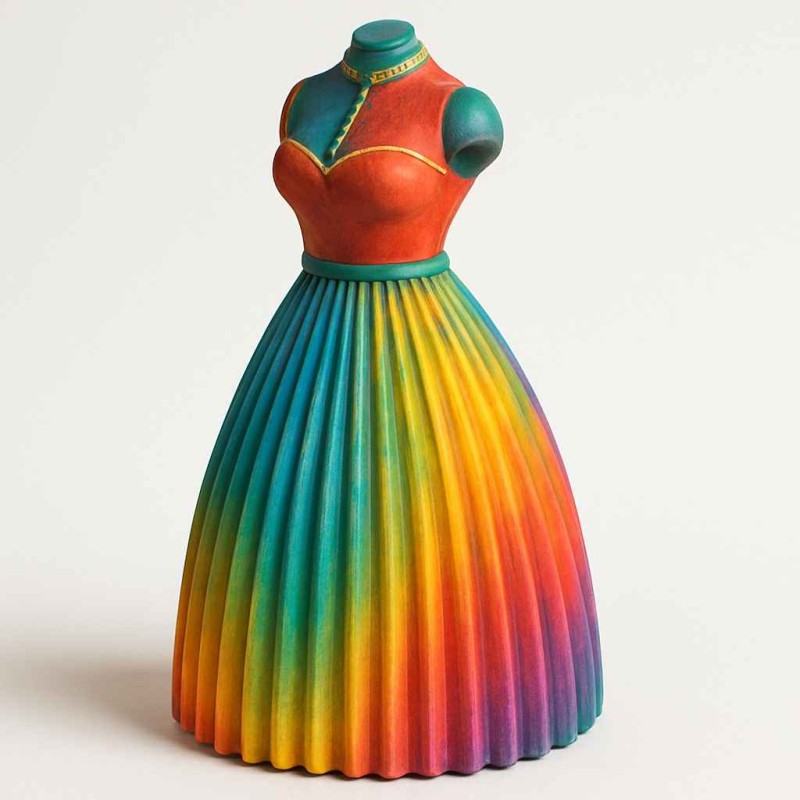 قالب سیلیکونی   گیفت نیم تنه عروس