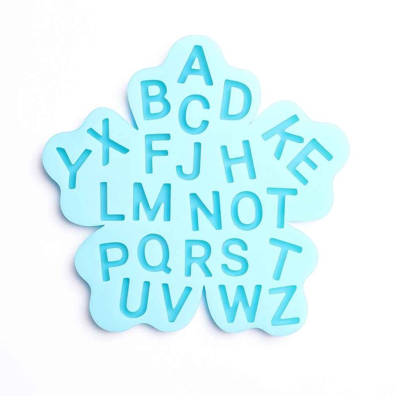 قالب سیلیکونی   حروف انگلیسی   2 سانت