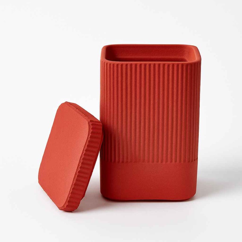 قالب سیلیکونی  'سنگ مصنوعی جا ادویه (بانکه) مربعی راه راه