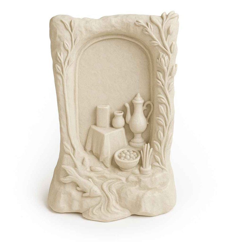 قالب سیلیکونی قاب جام می سنگ مصنوعی