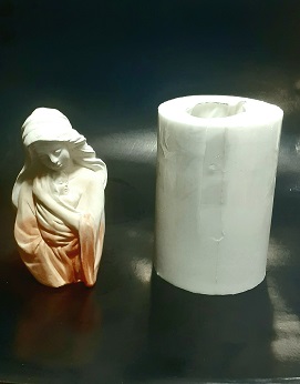 قالب سیلیکونی مجسمه و شمع مادر و کودک