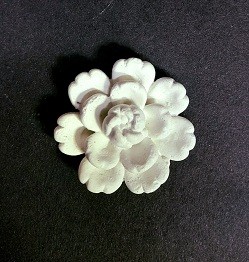 قلب سیلیکونی گل بنفشه 4 سانت