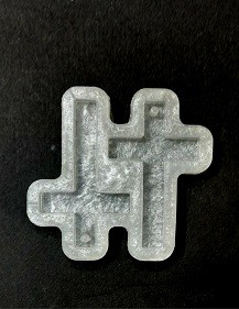 قالب سیلیکونیصلیب دوتایی