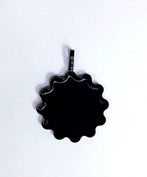 پلاک  مشکی رنگ ثبت  خورشید کفه دار