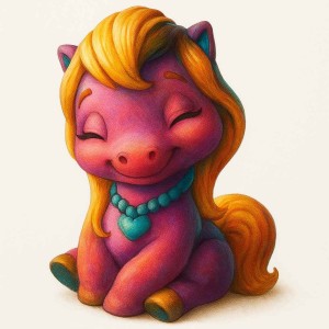 قالب سیلیکونی سنگ مصنوعی اسب دختر