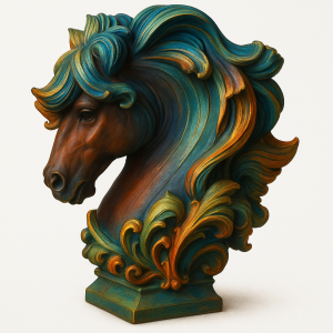 قالب سیلیکونی سنگ مصنوعی اسب آرژنتو