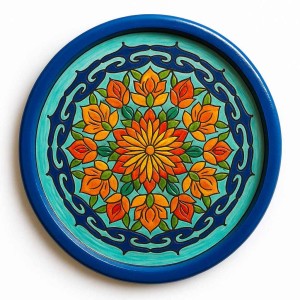 قالب سیلیکونی رزین طرح ماندلا کد  m4