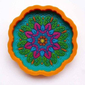 قالب سیلیکونی رزین طرح ماندلا کد m1