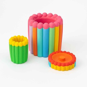 قالب سیلیکونی جا شمعی نرده کوچک