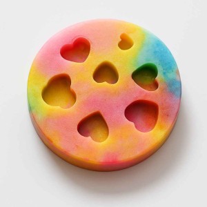 قالب سیلیکونی قلب محدب 7 تایی  رزین و سنگ مصنوعی