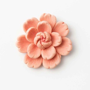 قلب سیلیکونی گل بنفشه 4 سانت