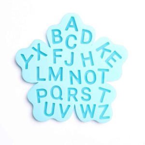 قالب سیلیکونی   حروف انگلیسی   2 سانت