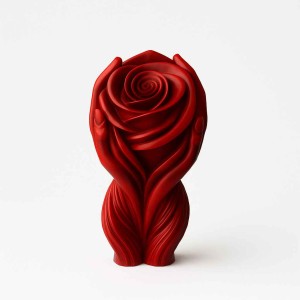 قالب سیلیکونی رز اندامی سنگ مصنوعی