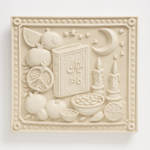 قالب سیلیکونی شب یلدا  کتاب دیوان حافظ سنگ مصنوعی