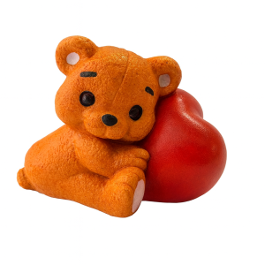 قالب سیلیکونی  آغوش قلبی خرس سنگ مصنوعی