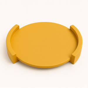 قالب سیلیکونی  سینی دسته دار سنگ مصنوعی