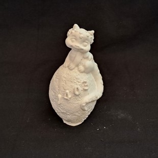 قالب  سلیکونی سنگ مصنوعی و رزین وشمع دراگونیا اژدها تخم مرغی 1403