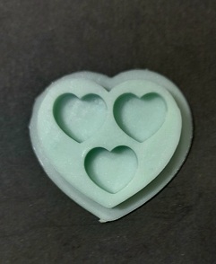 قالب سیلیکونی قلب  کوچک 3 تایی