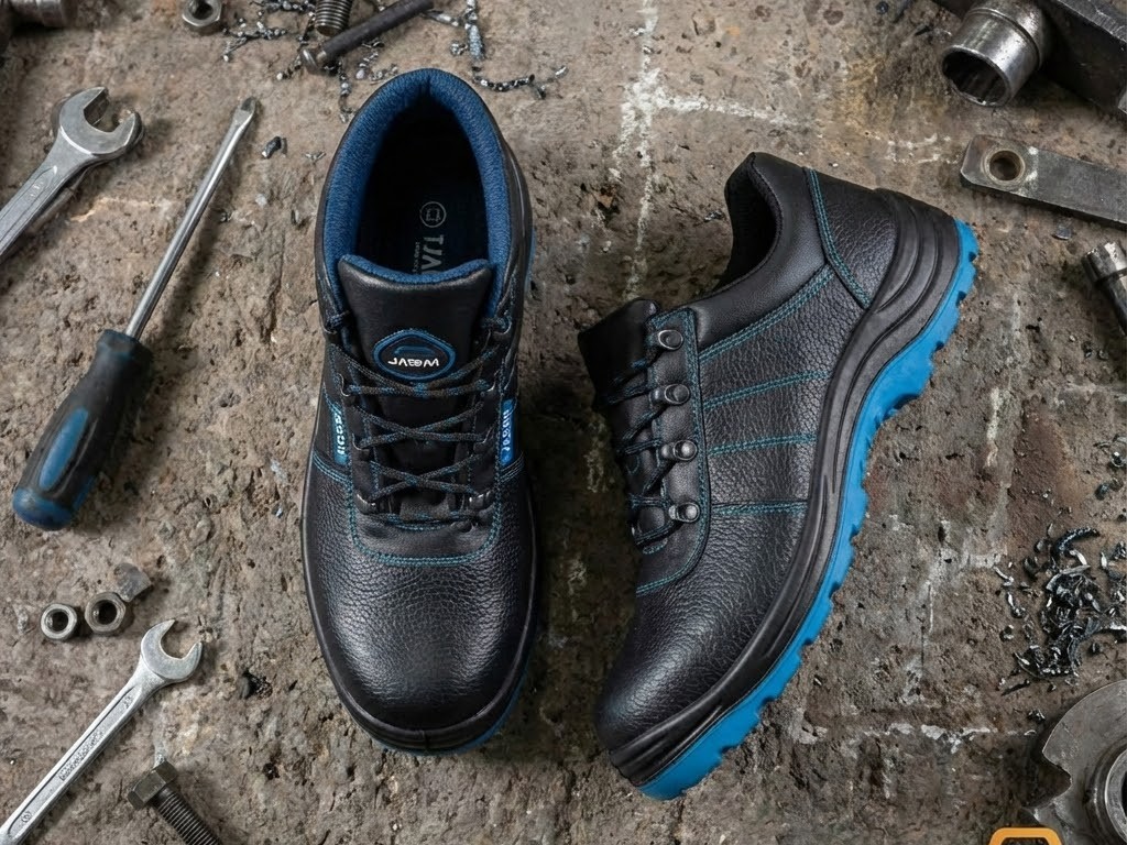 انواع کفش ایمنی مردانه | انتخابی مطمئن برای کارگران و تکنسین‌ها