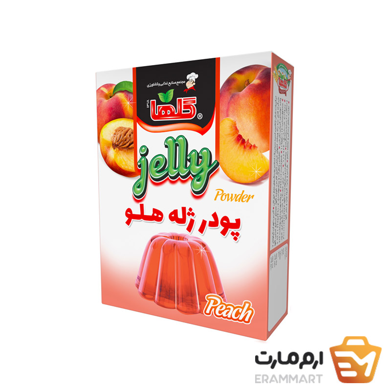 پودرژله هلو - 100 گرم(جعبه)