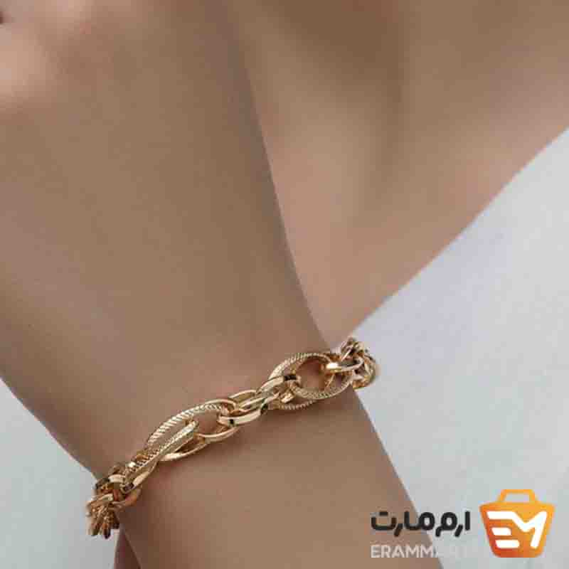 دستبند برنجی کد ۵۶۲۱ برند ژمینو