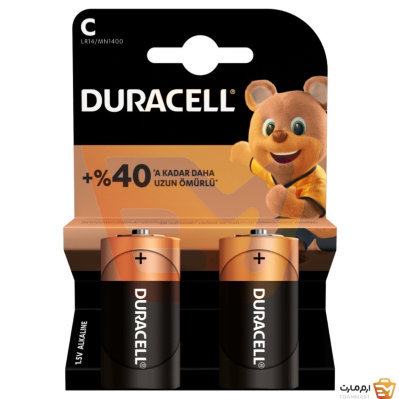 باتری C دوراسل مدل LR14 بسته 2 عددی
