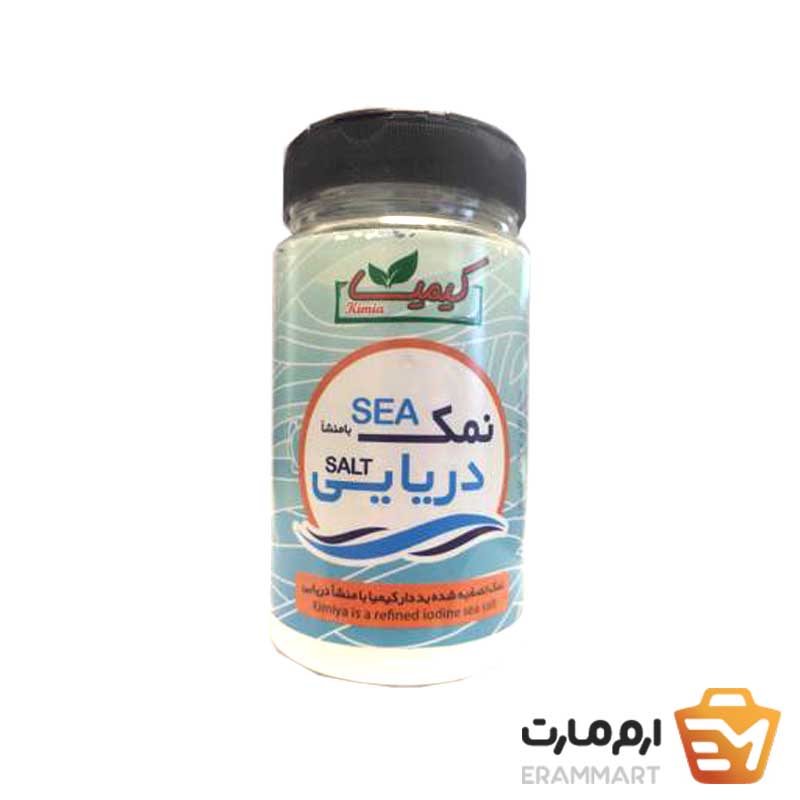 نمک تصفیه شده یددار با منشاء دریایی 500گرمی