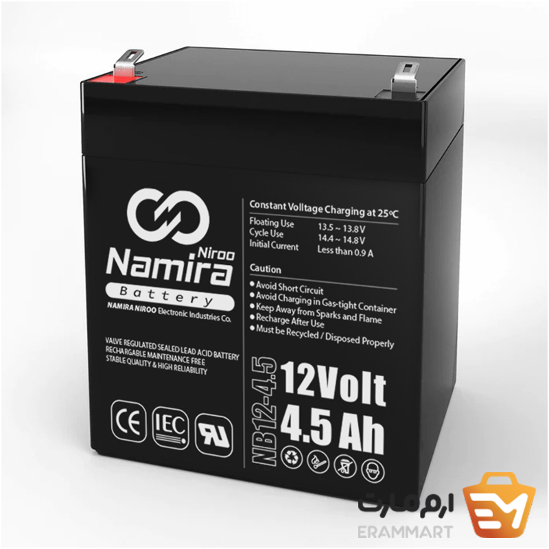 باتری 12 ولت 4.5 آمپر ساعت (نامیرا نیرو)