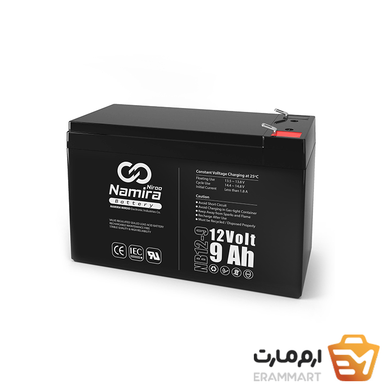 باتری 12 ولت 9 آمپر ساعت