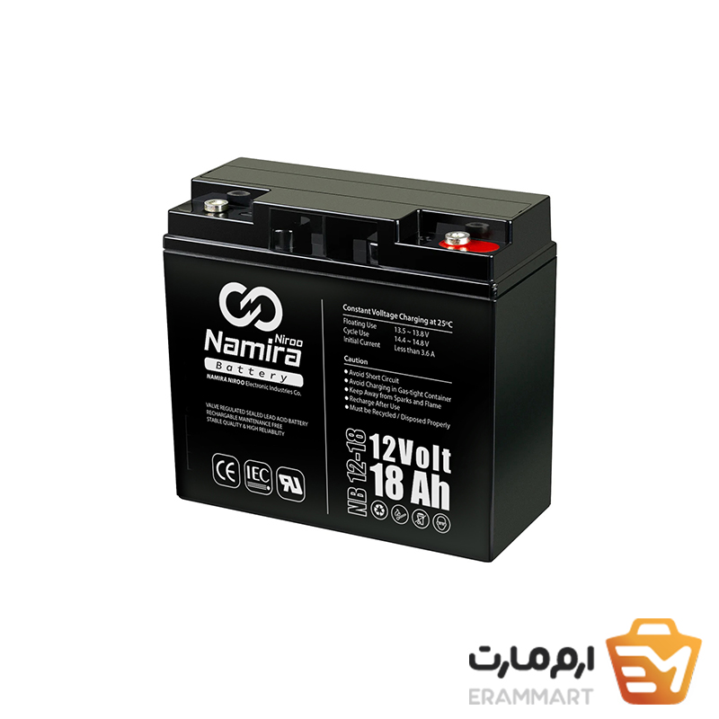 باتری 12 ولت 18 آمپر ساعت