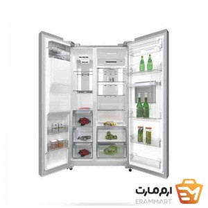 یخچال و فریزر ساید دوو 32 فوت مدل DS-3320SS رنگ سیلور(استیل)