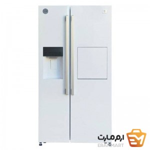 یخچال فریزر ساید بای ساید دوو 30 فوت مدل DS-3020MW رنگ سفید متالیک