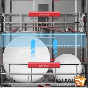 ماشین ظرفشویی دوو سری گلوسی مدل DDW-30W1252